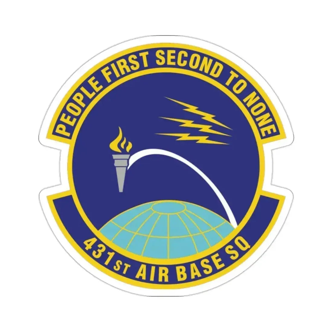 431st Air Base Squadron (U.S. Air Force) STICKER Vinyl Die-Cut Decal 2 Inch - The Sticker Space