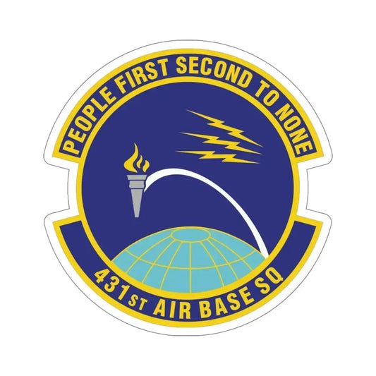 431st Air Base Squadron (U.S. Air Force) STICKER Vinyl Die-Cut Decal 6 Inch - The Sticker Space