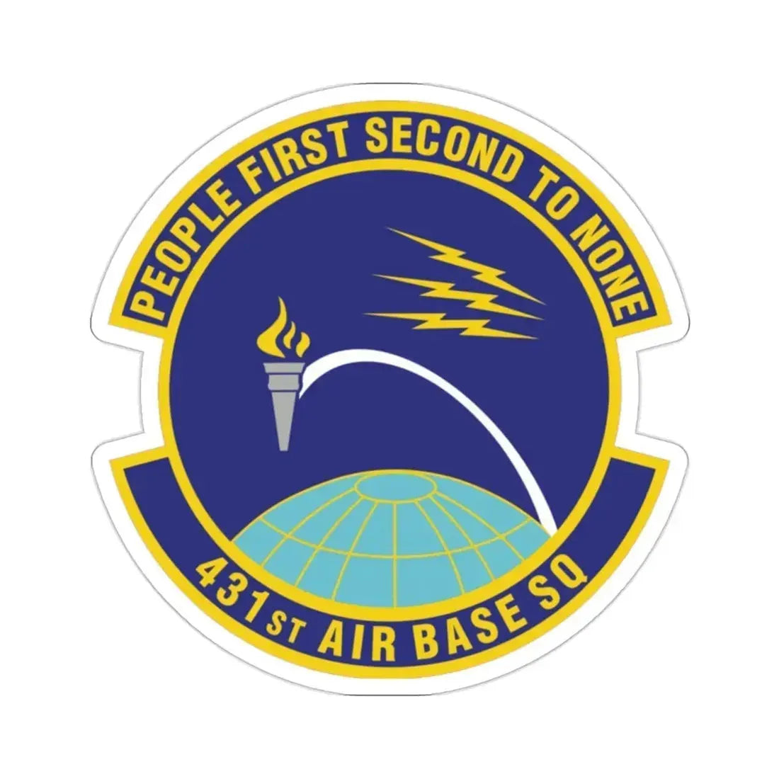 431st Air Base Squadron (U.S. Air Force) STICKER Vinyl Die-Cut Decal - The Sticker Space