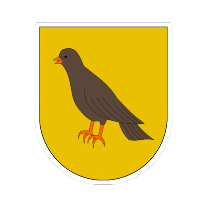 Antic escut municipal de Llesp (Spain) (Coat of Arms) STICKER Vinyl Kiss-Cut Decal