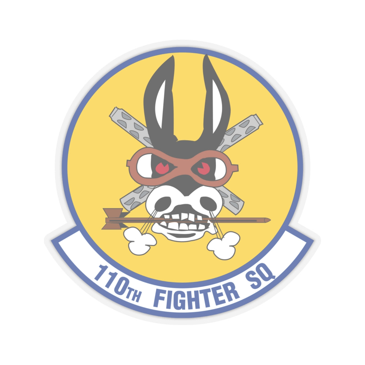 110th Fighter Squadron (U.S. Air Force) STICKER Vinyl Kiss-Cut Decal