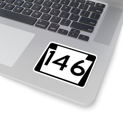 PA-146 (Pennsylvania) (Road Sign) STICKER Vinyl Kiss-Cut Decal