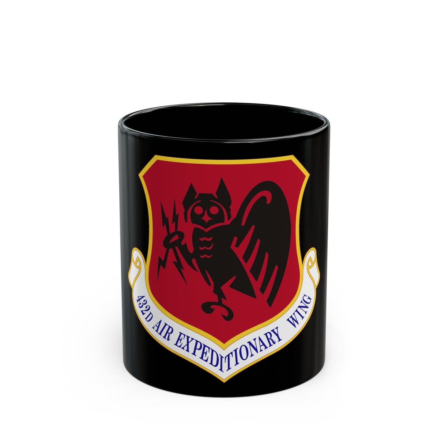 432d Air Expeditionary Wing (U.S. Air Force) Black Coffee Mug-11oz-The Sticker Space