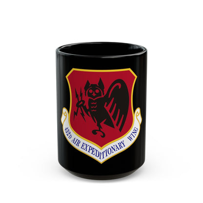 432d Air Expeditionary Wing (U.S. Air Force) Black Coffee Mug-15oz-The Sticker Space