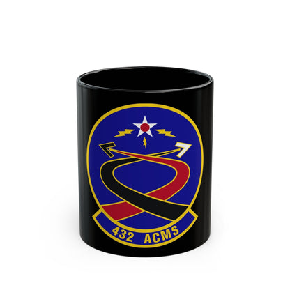 432d Aircraft Communications Maintenance Squadron (U.S. Air Force) Black Coffee Mug-11oz-The Sticker Space