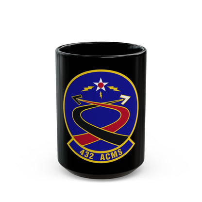 432d Aircraft Communications Maintenance Squadron (U.S. Air Force) Black Coffee Mug-15oz-The Sticker Space