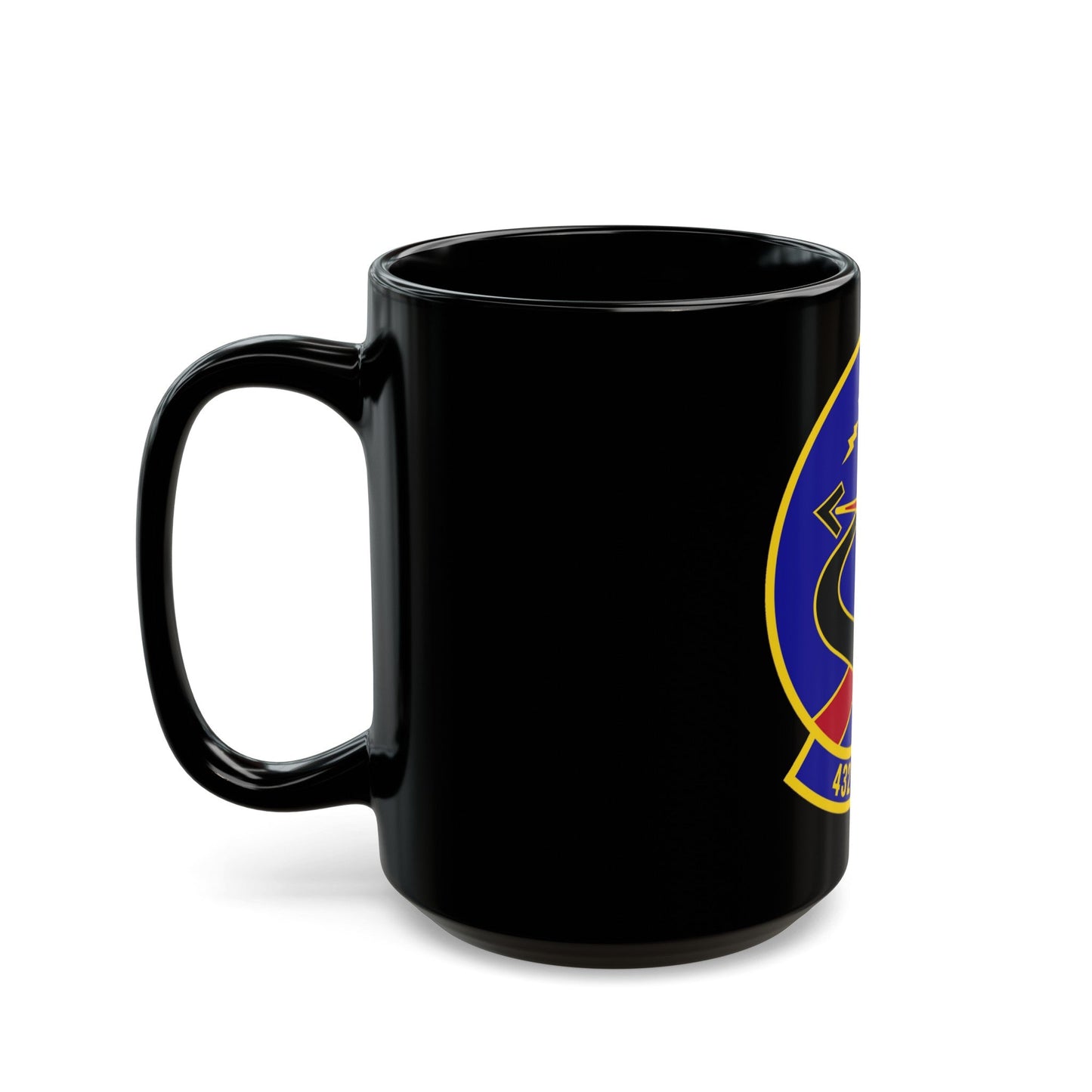 432d Aircraft Communications Maintenance Squadron (U.S. Air Force) Black Coffee Mug-The Sticker Space