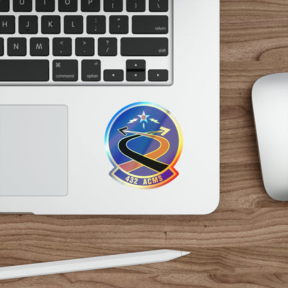 432d Aircraft Communications Maintenance Squadron (U.S. Air Force) Holographic STICKER Die-Cut Vinyl Decal-The Sticker Space