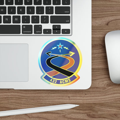 432d Aircraft Communications Maintenance Squadron (U.S. Air Force) Holographic STICKER Die-Cut Vinyl Decal-The Sticker Space