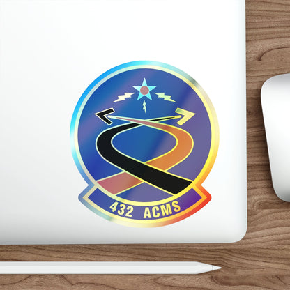 432d Aircraft Communications Maintenance Squadron (U.S. Air Force) Holographic STICKER Die-Cut Vinyl Decal-The Sticker Space