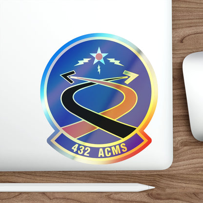 432d Aircraft Communications Maintenance Squadron (U.S. Air Force) Holographic STICKER Die-Cut Vinyl Decal-The Sticker Space