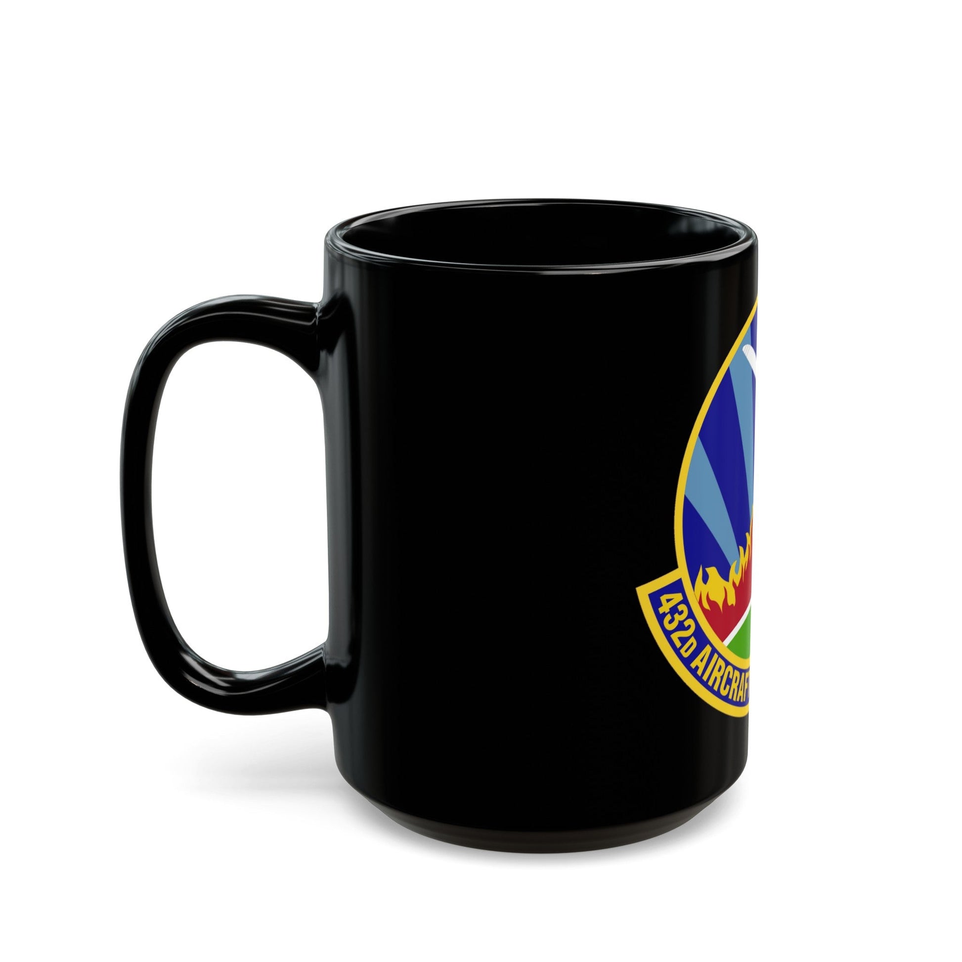 432d Aircraft Maintenance Squadron (U.S. Air Force) Black Coffee Mug-The Sticker Space