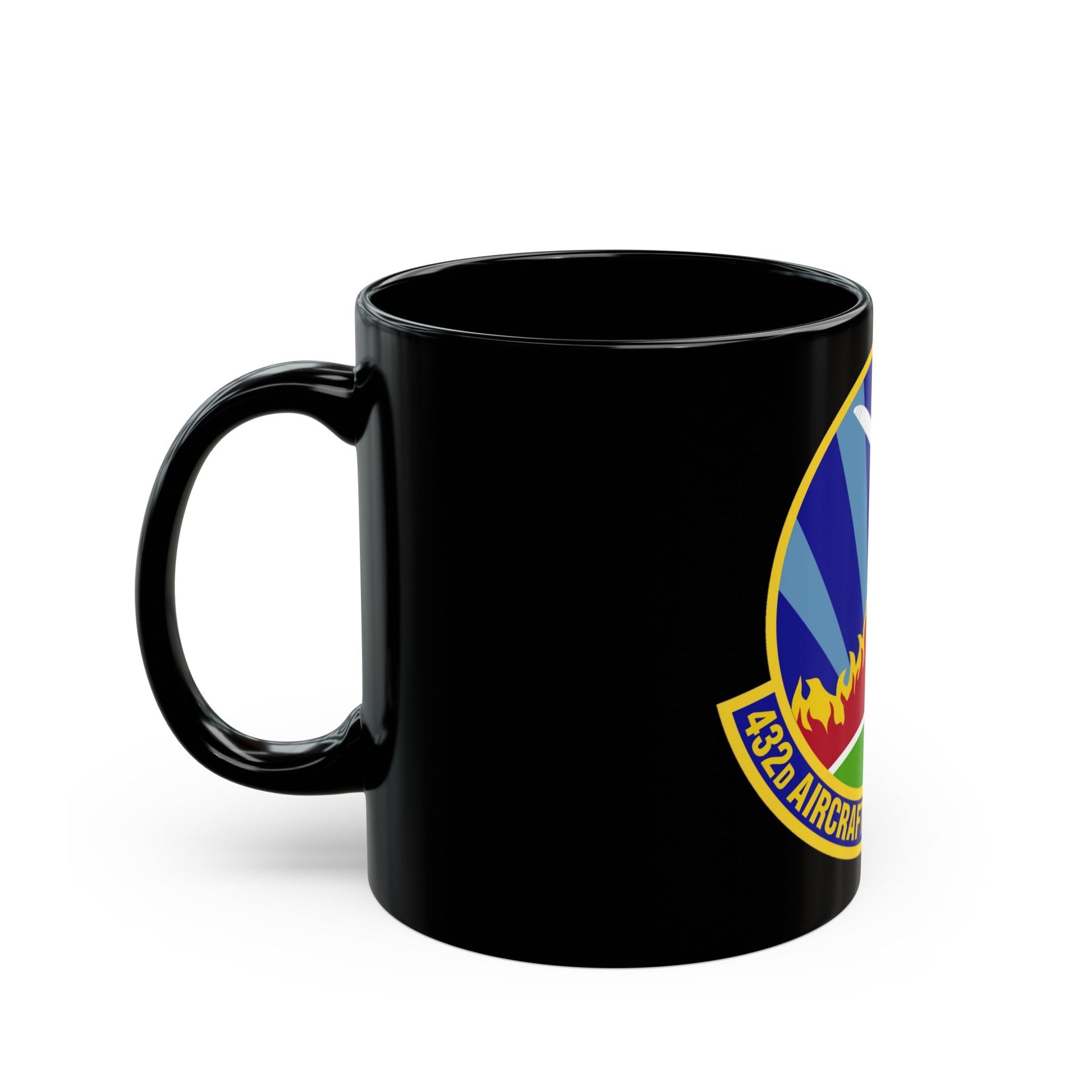 432d Aircraft Maintenance Squadron (U.S. Air Force) Black Coffee Mug-The Sticker Space