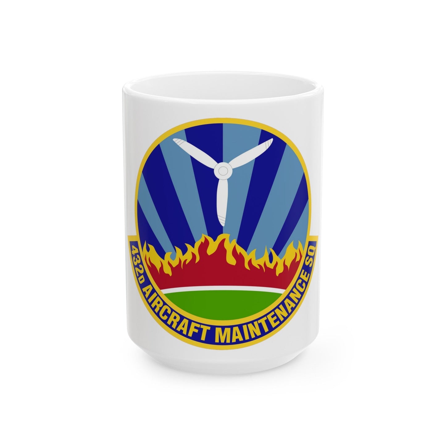 432d Aircraft Maintenance Squadron (U.S. Air Force) White Coffee Mug-15oz-The Sticker Space