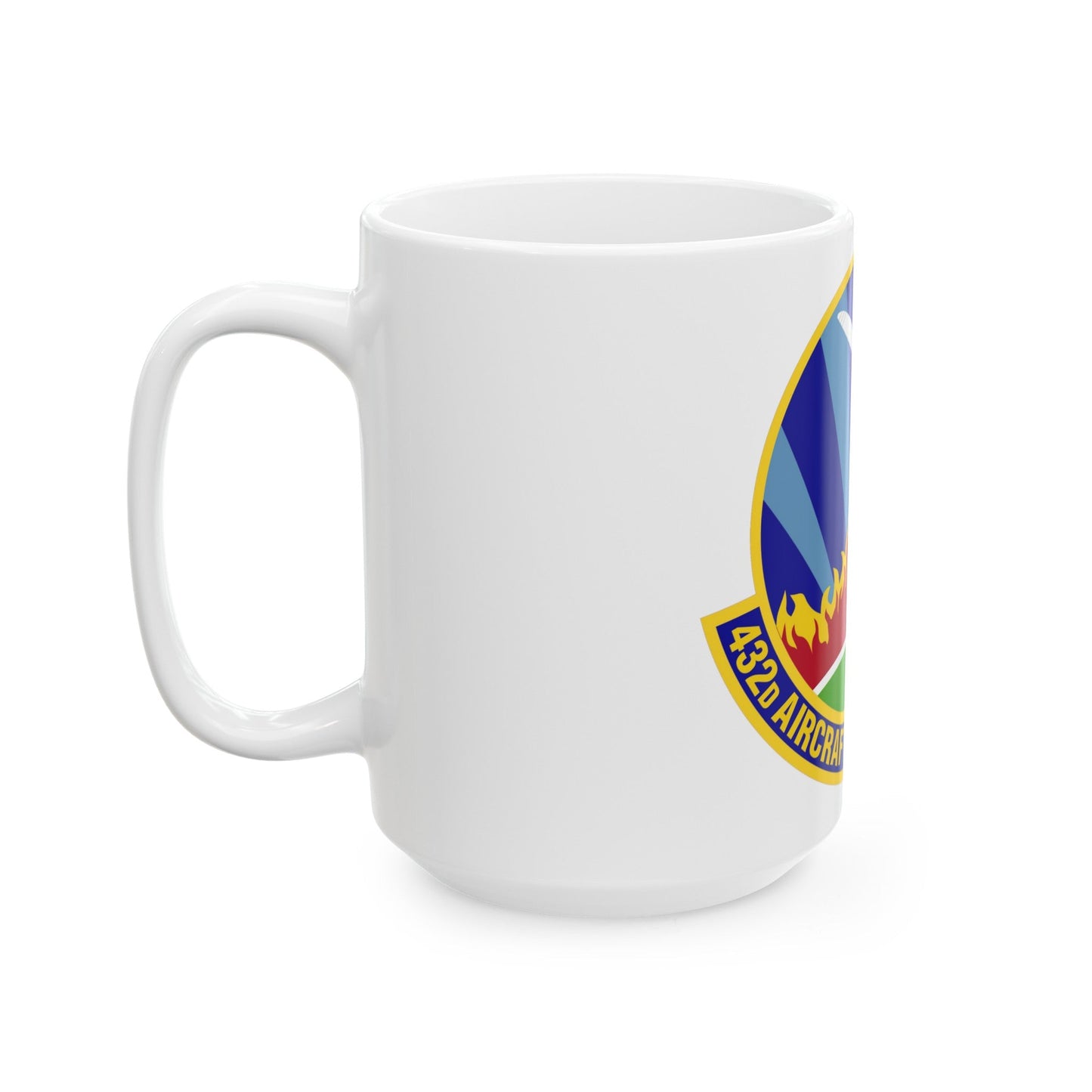 432d Aircraft Maintenance Squadron (U.S. Air Force) White Coffee Mug-The Sticker Space