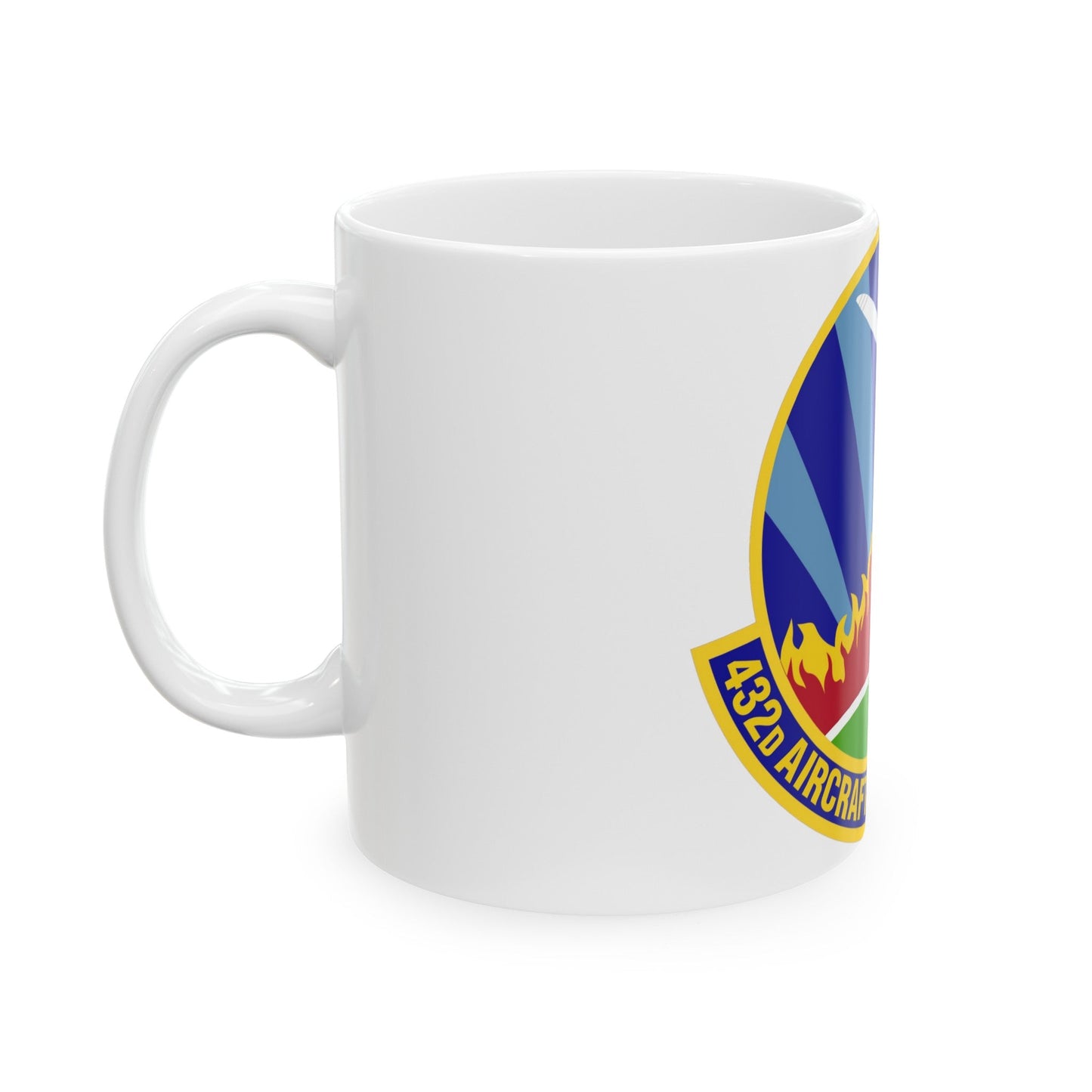 432d Aircraft Maintenance Squadron (U.S. Air Force) White Coffee Mug-The Sticker Space