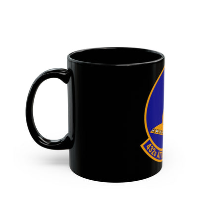 432d Attack Squadron (U.S. Air Force) Black Coffee Mug-The Sticker Space