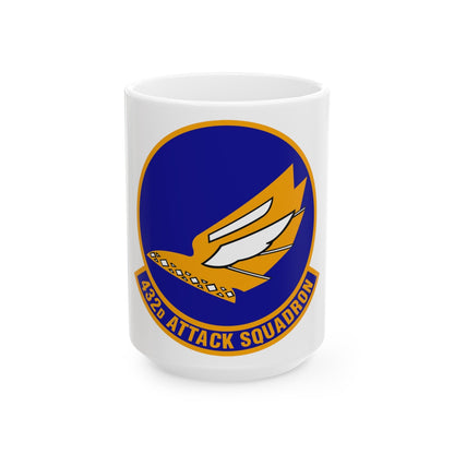 432d Attack Squadron (U.S. Air Force) White Coffee Mug-15oz-The Sticker Space