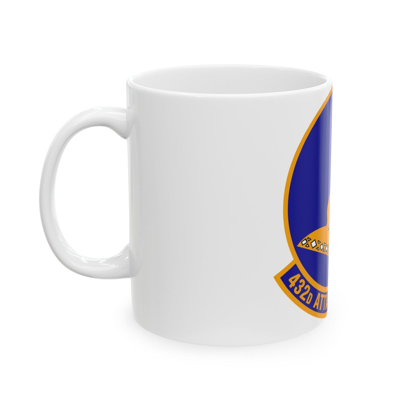 432d Attack Squadron (U.S. Air Force) White Coffee Mug-The Sticker Space