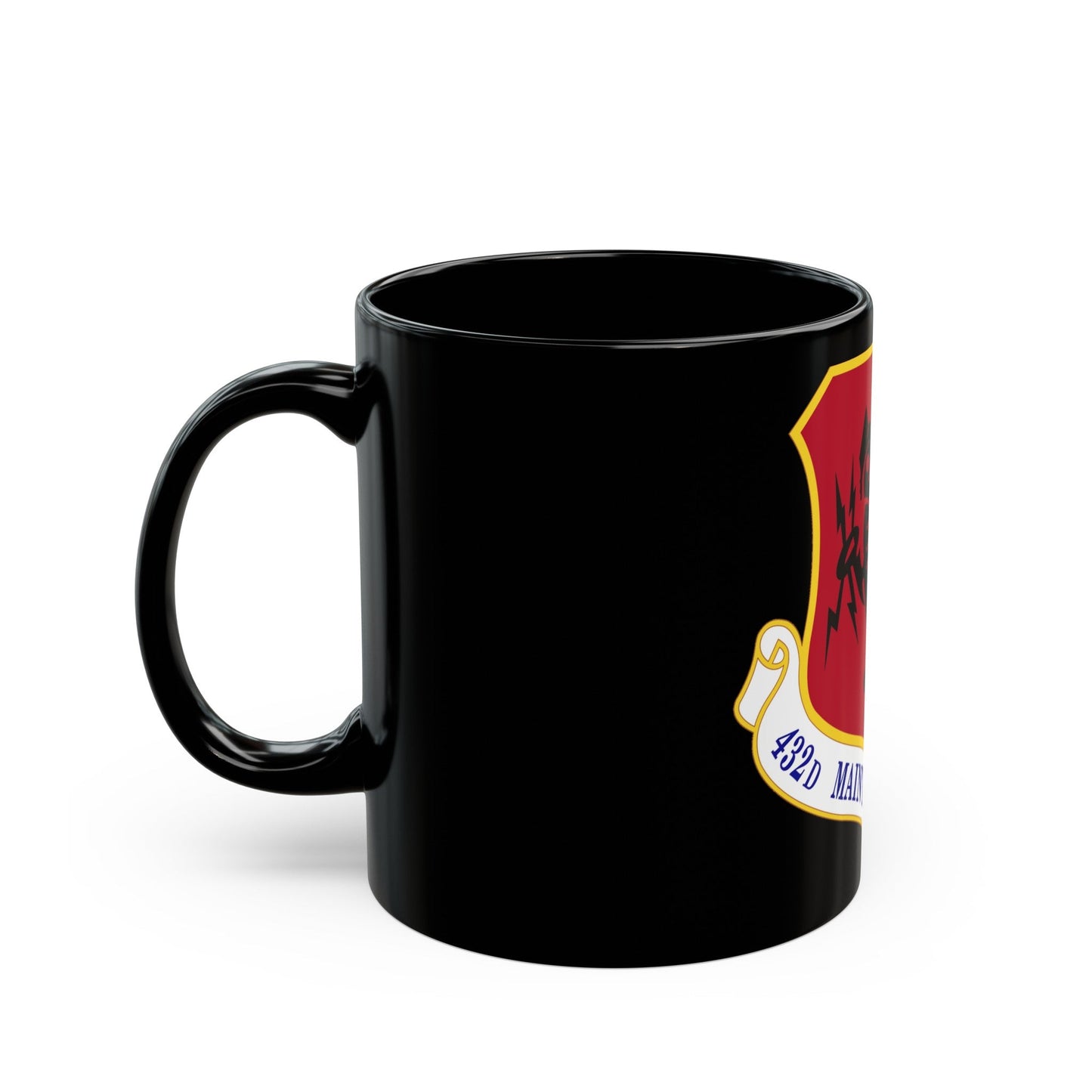 432d Maintenance Group (U.S. Air Force) Black Coffee Mug-The Sticker Space