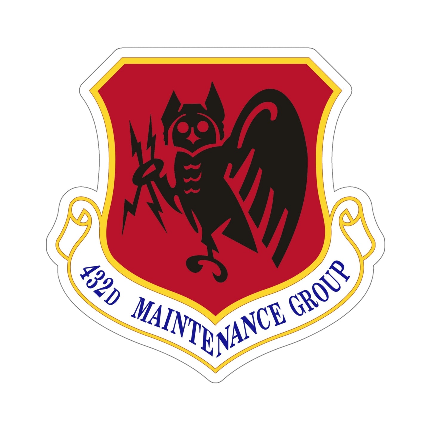 432d Maintenance Group (U.S. Air Force) STICKER Vinyl Die-Cut Decal-6 Inch-The Sticker Space