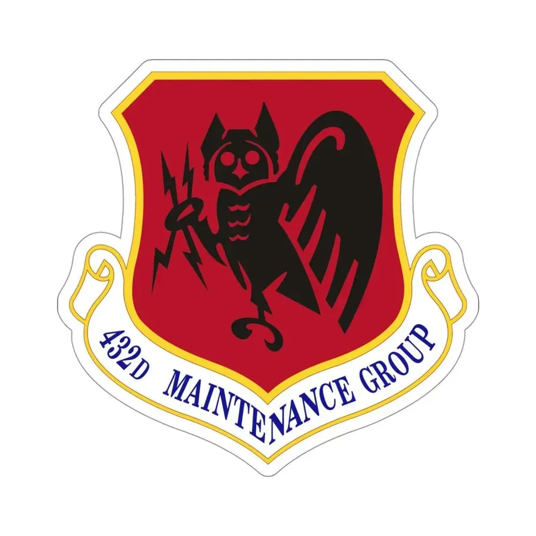 432d Maintenance Group (U.S. Air Force) STICKER Vinyl Die-Cut Decal 4 Inch - The Sticker Space