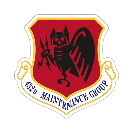 432d Maintenance Group (U.S. Air Force) STICKER Vinyl Kiss-Cut Decal 2 Inch White - The Sticker Space