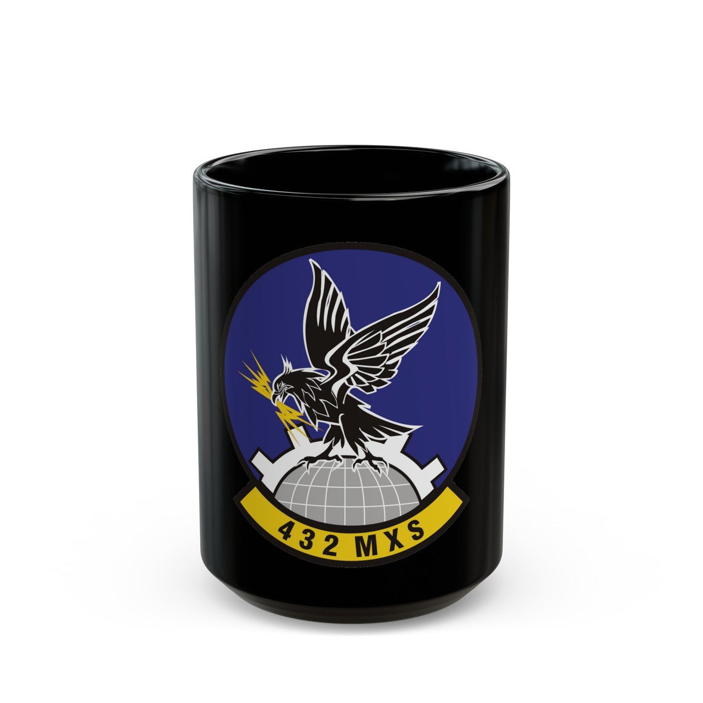 432d Maintenance Squadron (U.S. Air Force) Black Coffee Mug-15oz-The Sticker Space