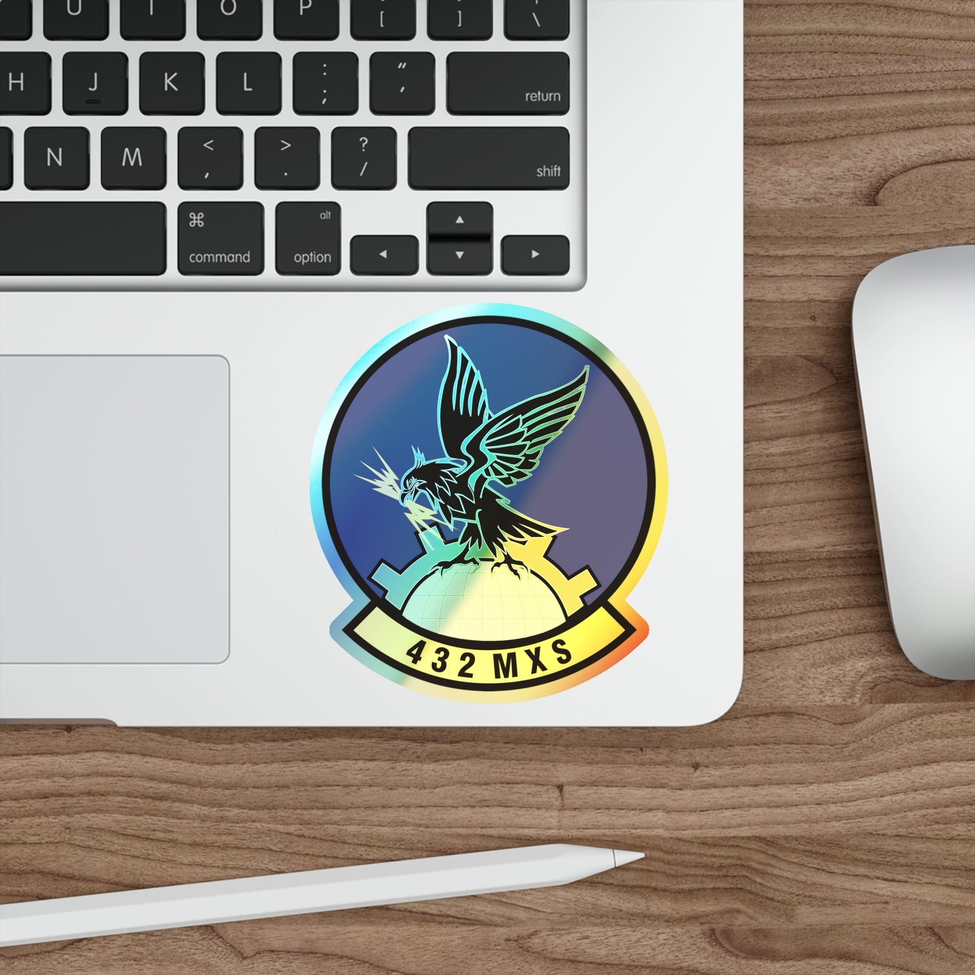 432d Maintenance Squadron (U.S. Air Force) Holographic STICKER Die-Cut Vinyl Decal-The Sticker Space