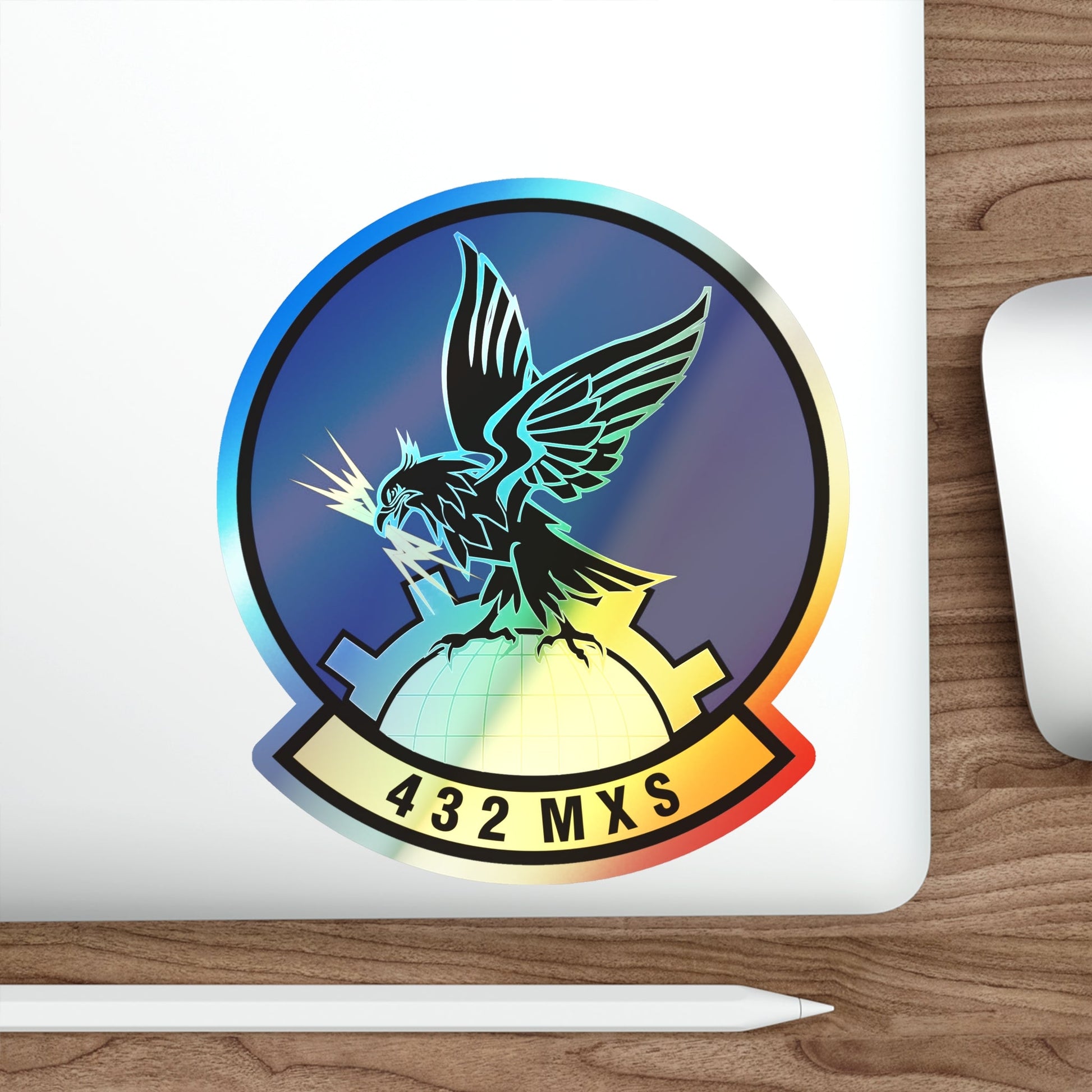 432d Maintenance Squadron (U.S. Air Force) Holographic STICKER Die-Cut Vinyl Decal-The Sticker Space