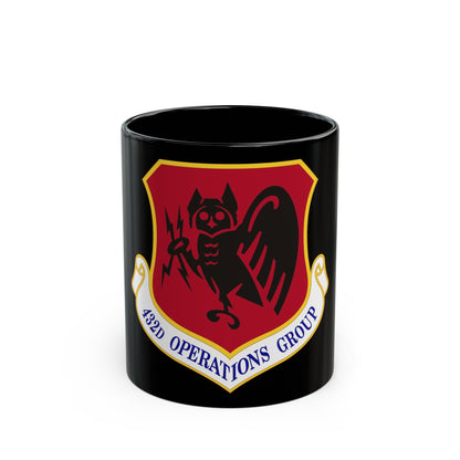 432d Operations Group (U.S. Air Force) Black Coffee Mug-11oz-The Sticker Space