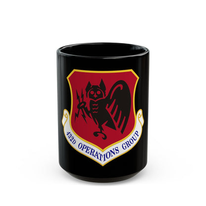 432d Operations Group (U.S. Air Force) Black Coffee Mug-15oz-The Sticker Space