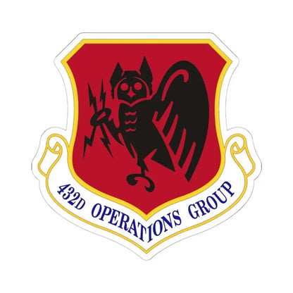 432d Operations Group (U.S. Air Force) STICKER Vinyl Kiss-Cut Decal 6 Inch White - The Sticker Space
