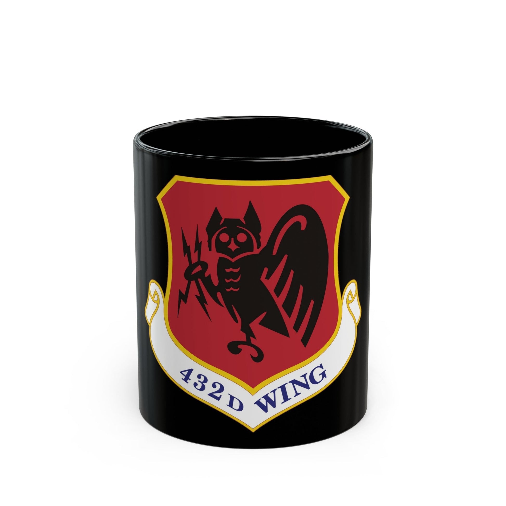 432d Wing (U.S. Air Force) Black Coffee Mug-11oz-The Sticker Space