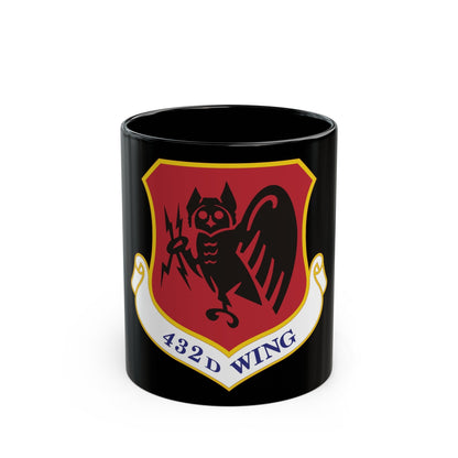 432d Wing (U.S. Air Force) Black Coffee Mug-11oz-The Sticker Space