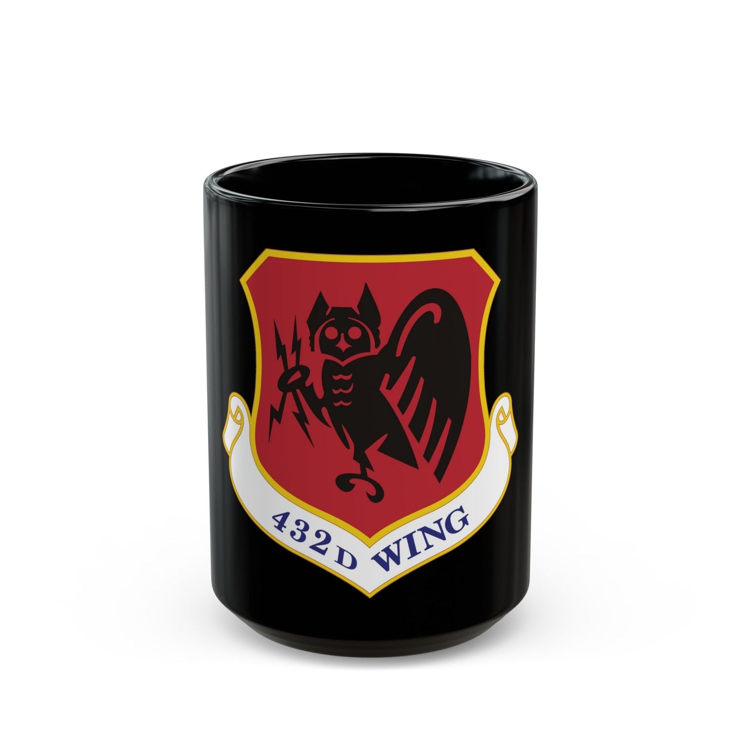 432d Wing (U.S. Air Force) Black Coffee Mug-15oz-The Sticker Space