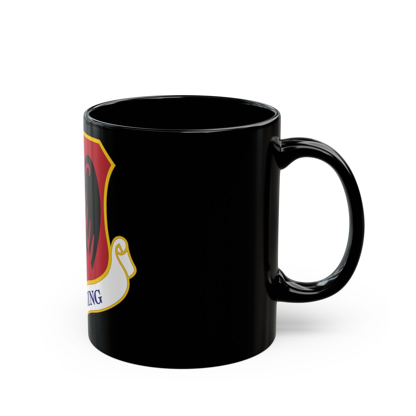 432d Wing (U.S. Air Force) Black Coffee Mug-The Sticker Space