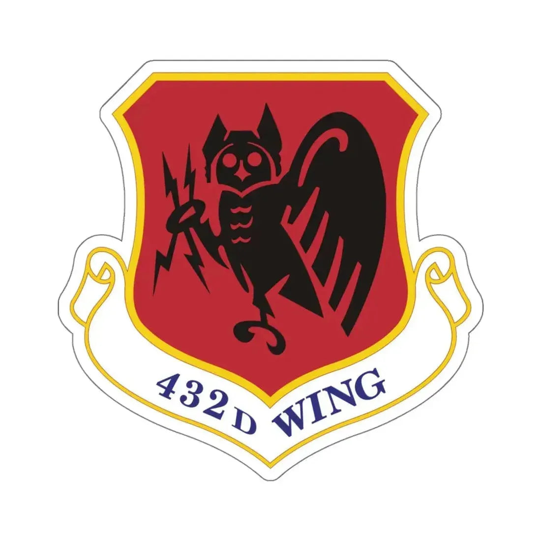 432d Wing (U.S. Air Force) STICKER Vinyl Die-Cut Decal - The Sticker Space