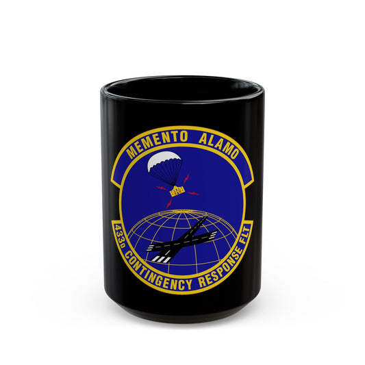 433 Contingency Response Flight AFRC (U.S. Air Force) Black Coffee Mug-15oz-The Sticker Space