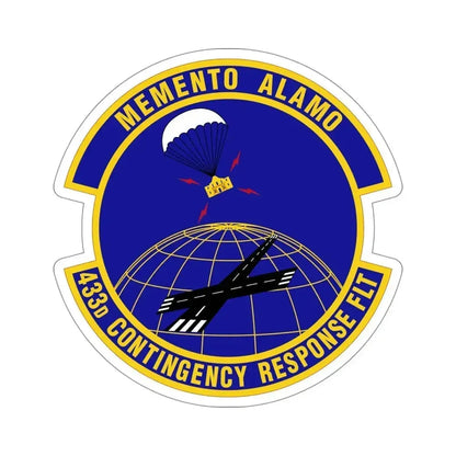 433 Contingency Response Flight AFRC (U.S. Air Force) STICKER Vinyl Die-Cut Decal 5 Inch - The Sticker Space