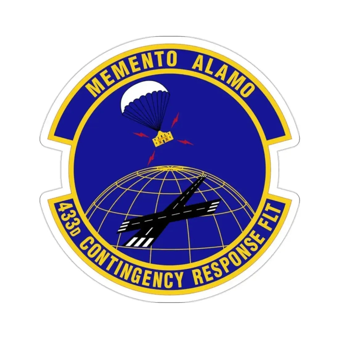 433 Contingency Response Flight AFRC (U.S. Air Force) STICKER Vinyl Die-Cut Decal - The Sticker Space
