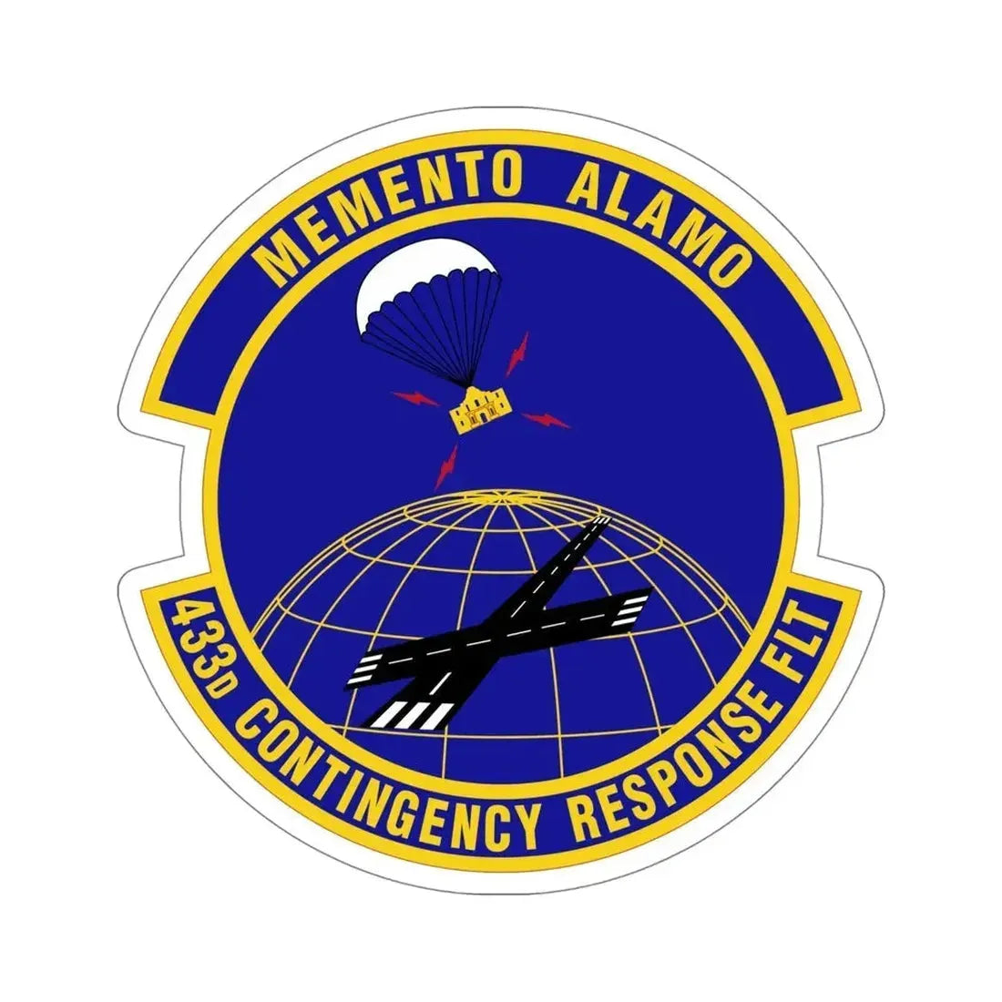 433 Contingency Response Flight AFRC (U.S. Air Force) STICKER Vinyl Die-Cut Decal - The Sticker Space