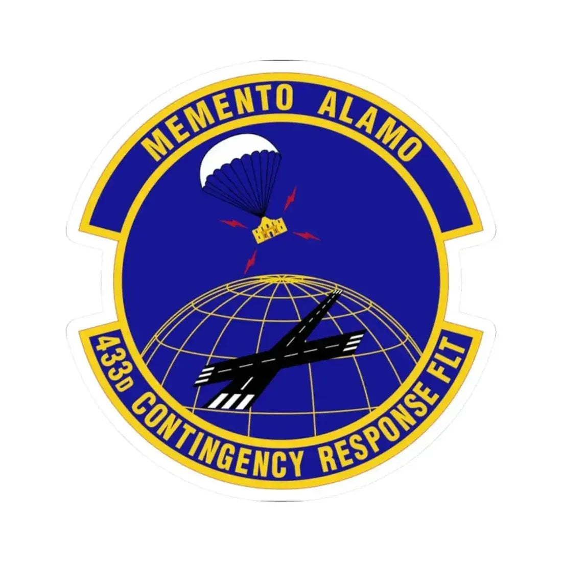 433 Contingency Response Flight AFRC (U.S. Air Force) STICKER Vinyl Kiss-Cut Decal - The Sticker Space