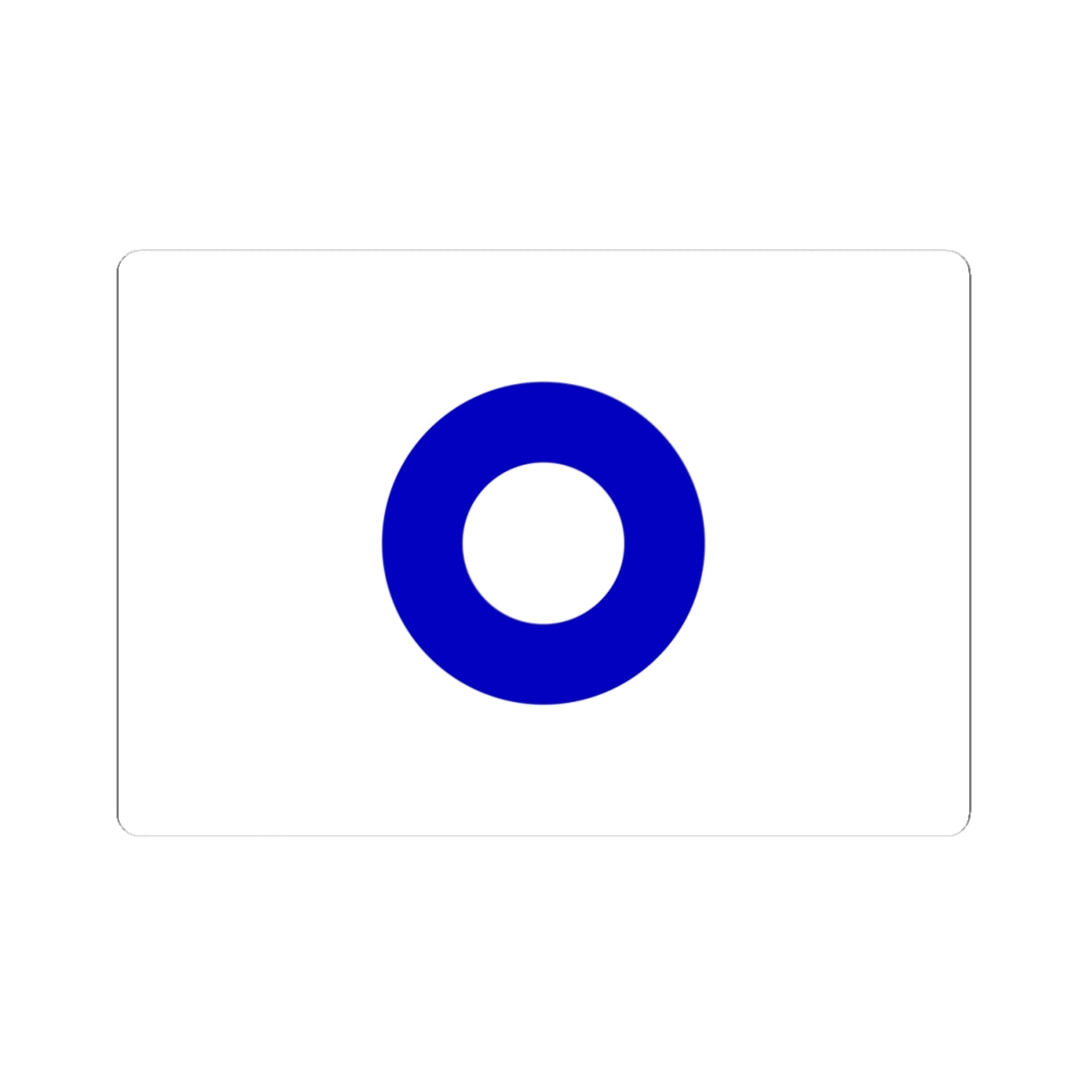 Flag of Ōzu Ehime (Japan) STICKER Vinyl Kiss-Cut Decal