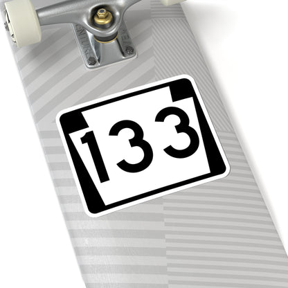 PA-133 (Pennsylvania) (Road Sign) STICKER Vinyl Kiss-Cut Decal