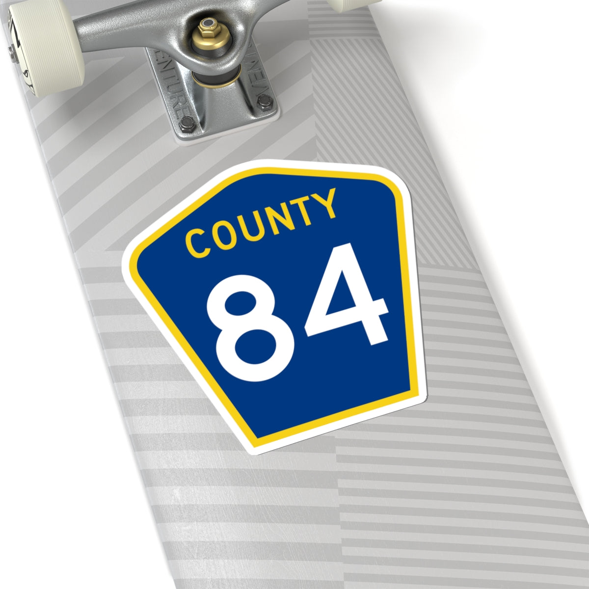 County 84 MN (Minnesota) (Road Sign) STICKER Vinyl Kiss-Cut Decal