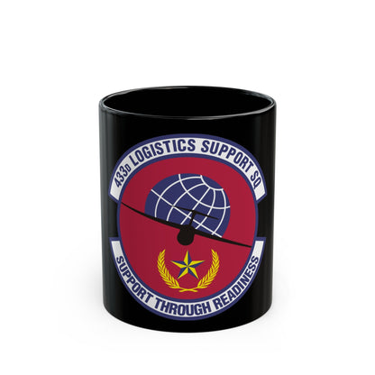 433d Logistics Support Squadron (U.S. Air Force) Black Coffee Mug-11oz-The Sticker Space