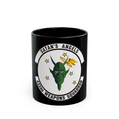 433d Weapons Squadron (U.S. Air Force) Black Coffee Mug-11oz-The Sticker Space