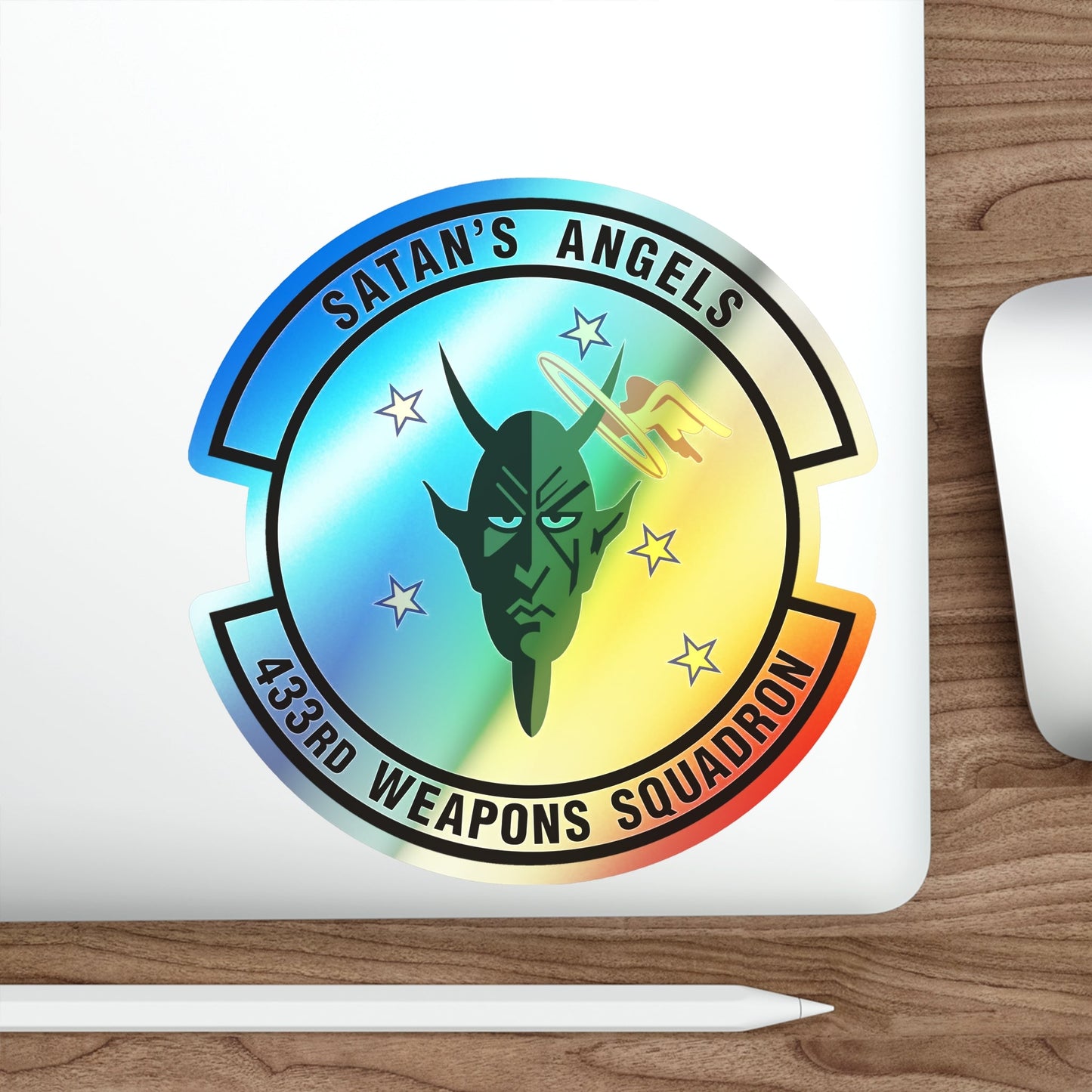 433d Weapons Squadron (U.S. Air Force) Holographic STICKER Die-Cut Vinyl Decal-The Sticker Space