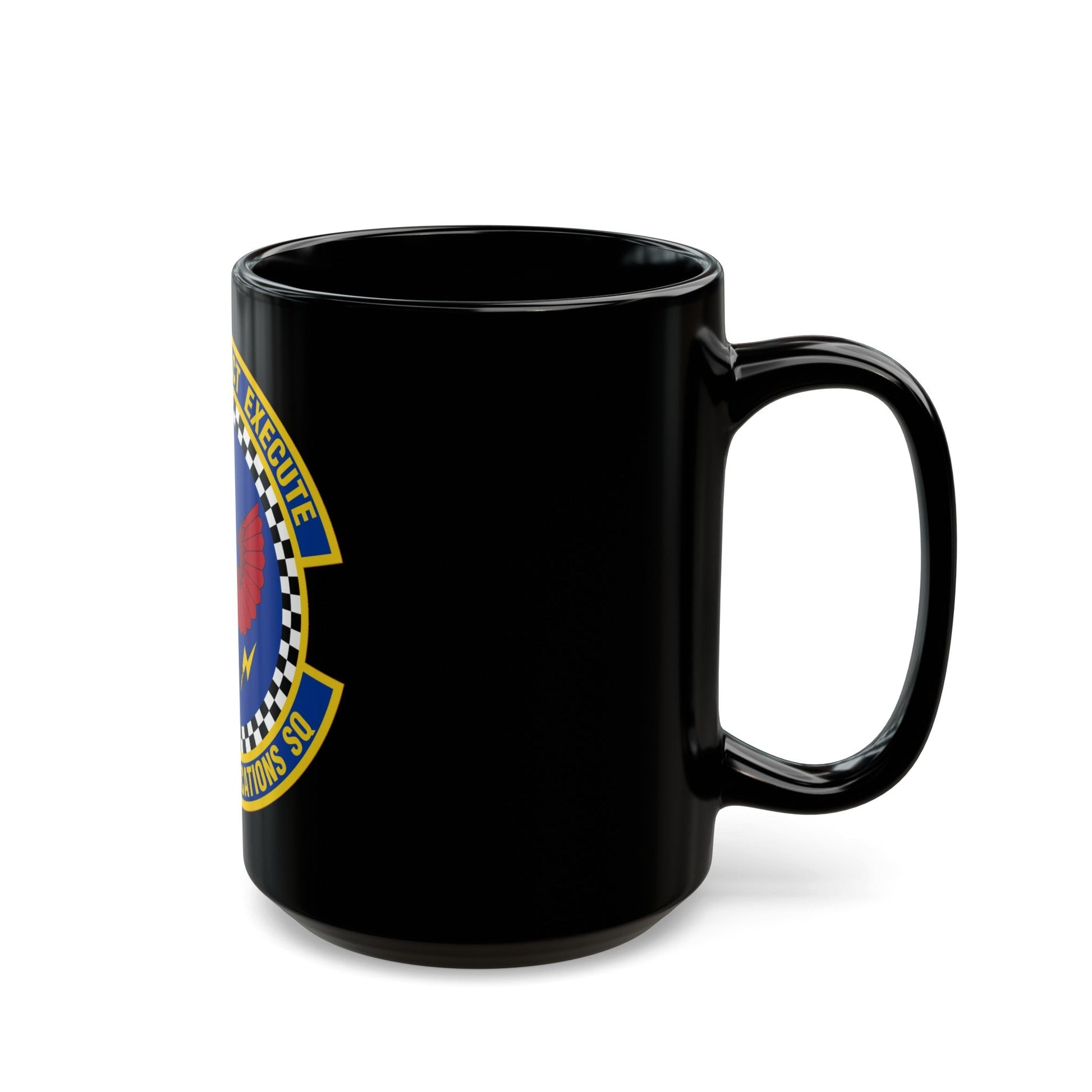 434 Communications Squadron AFRC (U.S. Air Force) Black Coffee Mug-The Sticker Space